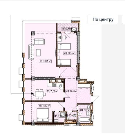 Элитка, 3 ком, 118.4 м2, этаж 14/15, ж/к Нью-Йорк сити (New York city), Сост: Сдан ПСО - фото 2
