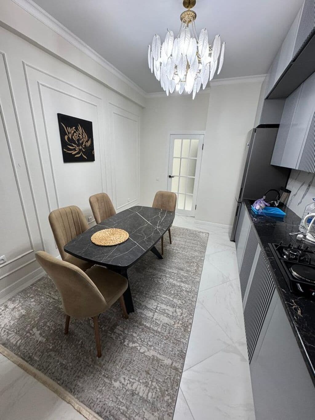 Элитка, 2 ком, 74 м2, этаж 9/10, ж/к Асанбай Ордо (ЖК Флоренция), Сост: Евроремонт - фото 3