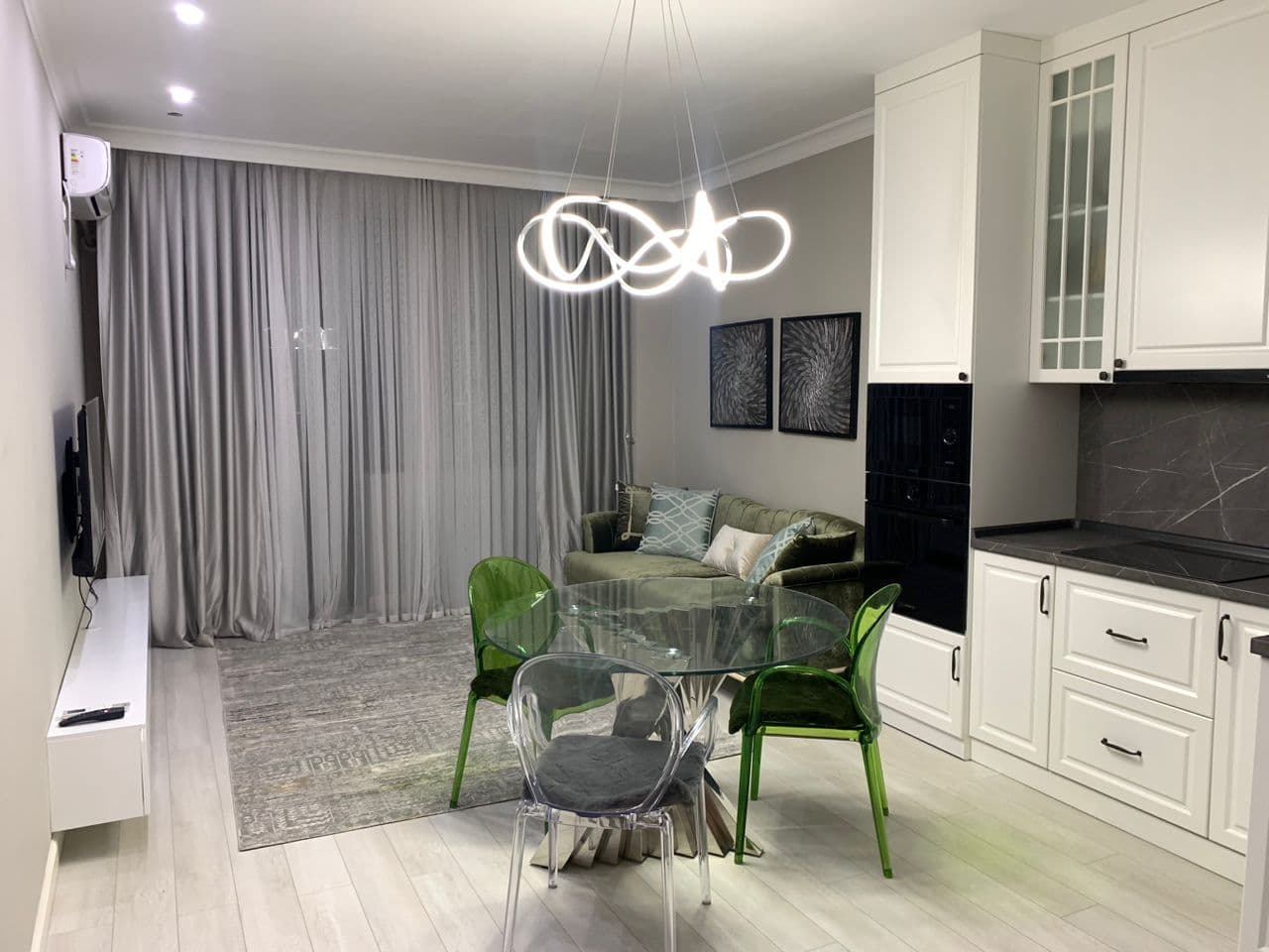 Элитка, 66 м2, этаж 8/16, ж/к Elite Residence(Ток/Исанова), Сост: Евроремонт - фото 4