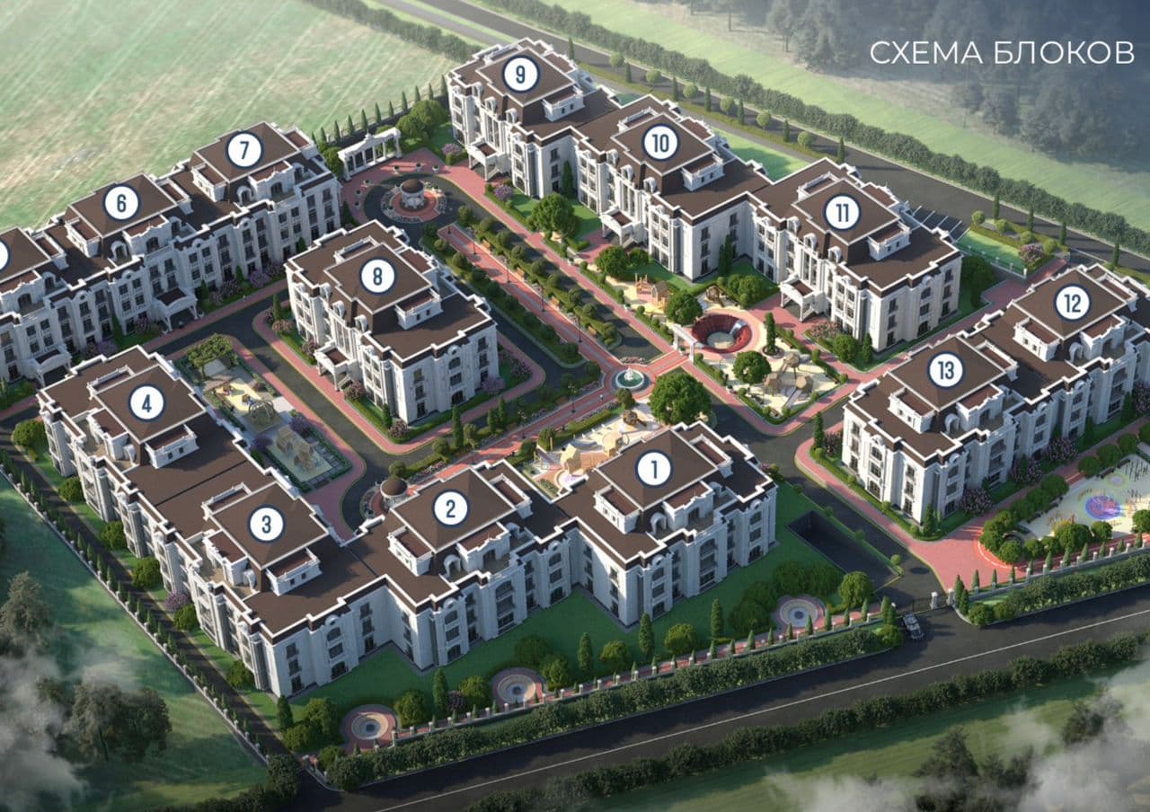 Элитка, 3 ком, 122.3 м2, этаж 2/4, ж/к Panorama Park, Сост: Сдан ПСО - фото 1