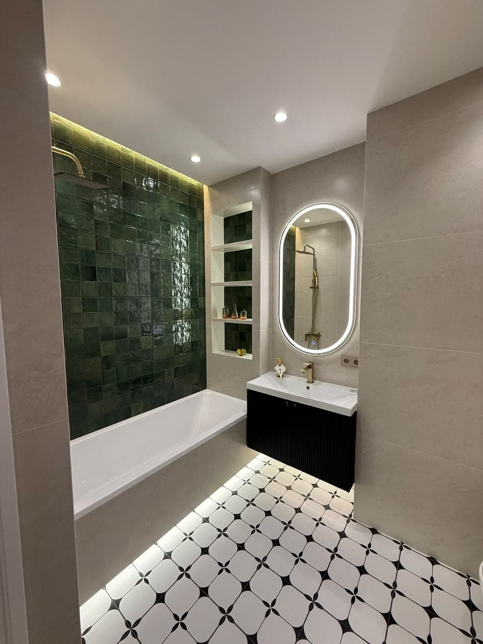 Элитка, 3 ком, 100 м2, этаж 12/17, ж/к BROOKLYN, Сост: Евроремонт - фото 9
