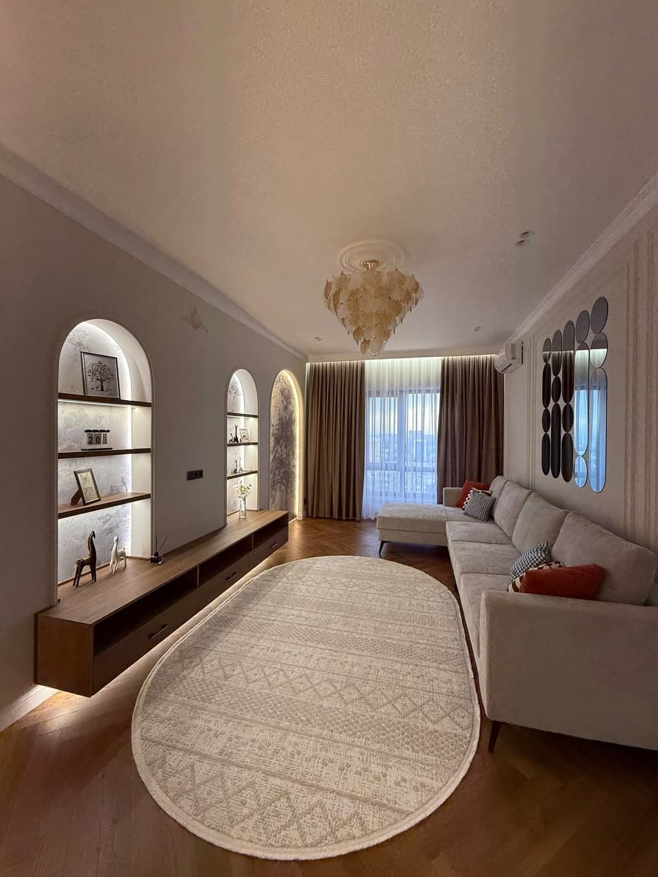 Элитка, 3 ком, 100 м2, этаж 12/17, ж/к BROOKLYN, Сост: Евроремонт - фото 6