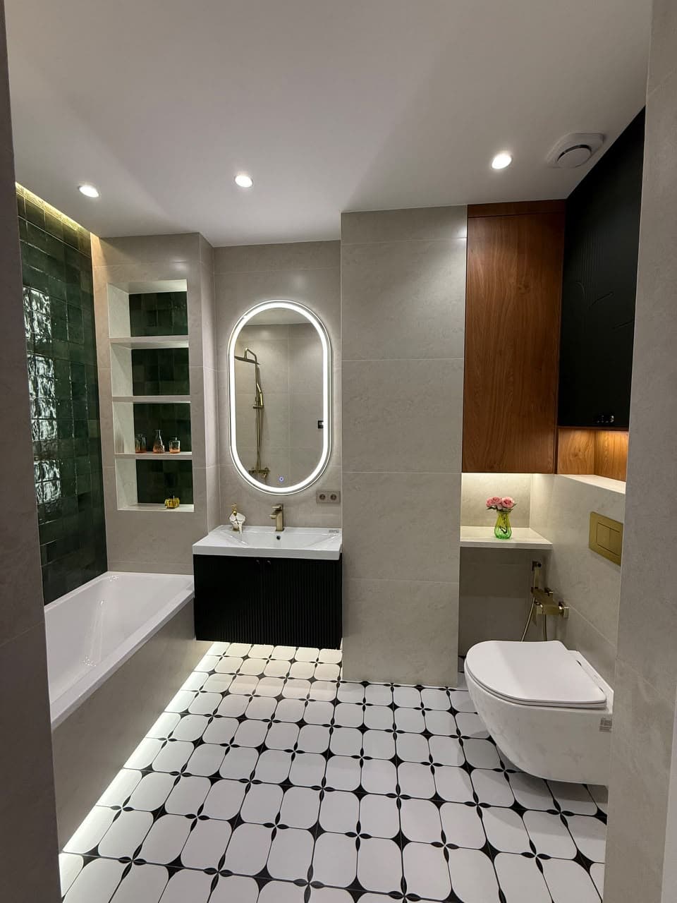 Элитка, 3 ком, 100 м2, этаж 12/17, ж/к BROOKLYN, Сост: Евроремонт - фото 9