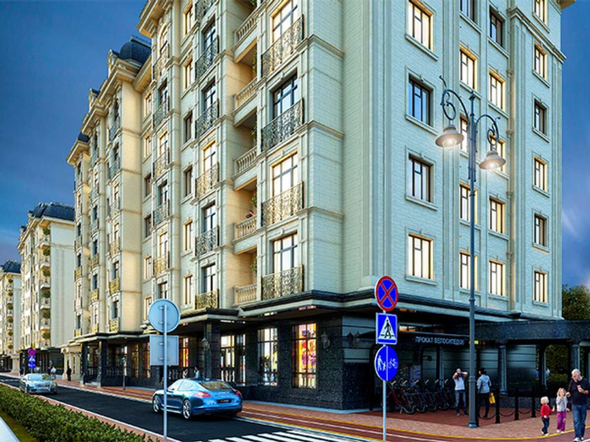 Элитка, 3 ком, 140 м2, этаж 8/8, ж/к Памир Резиденс, Сост: Сдан ПСО