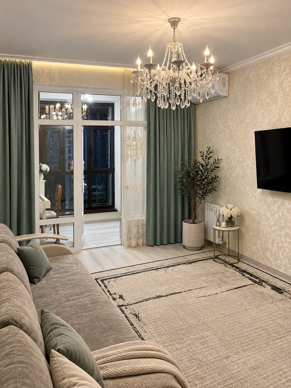 Элитка, 2 ком, 72 м2, этаж 11/12, ж/к Каса Белла (CASA BELLA), Сост: Евроремонт - фото 1