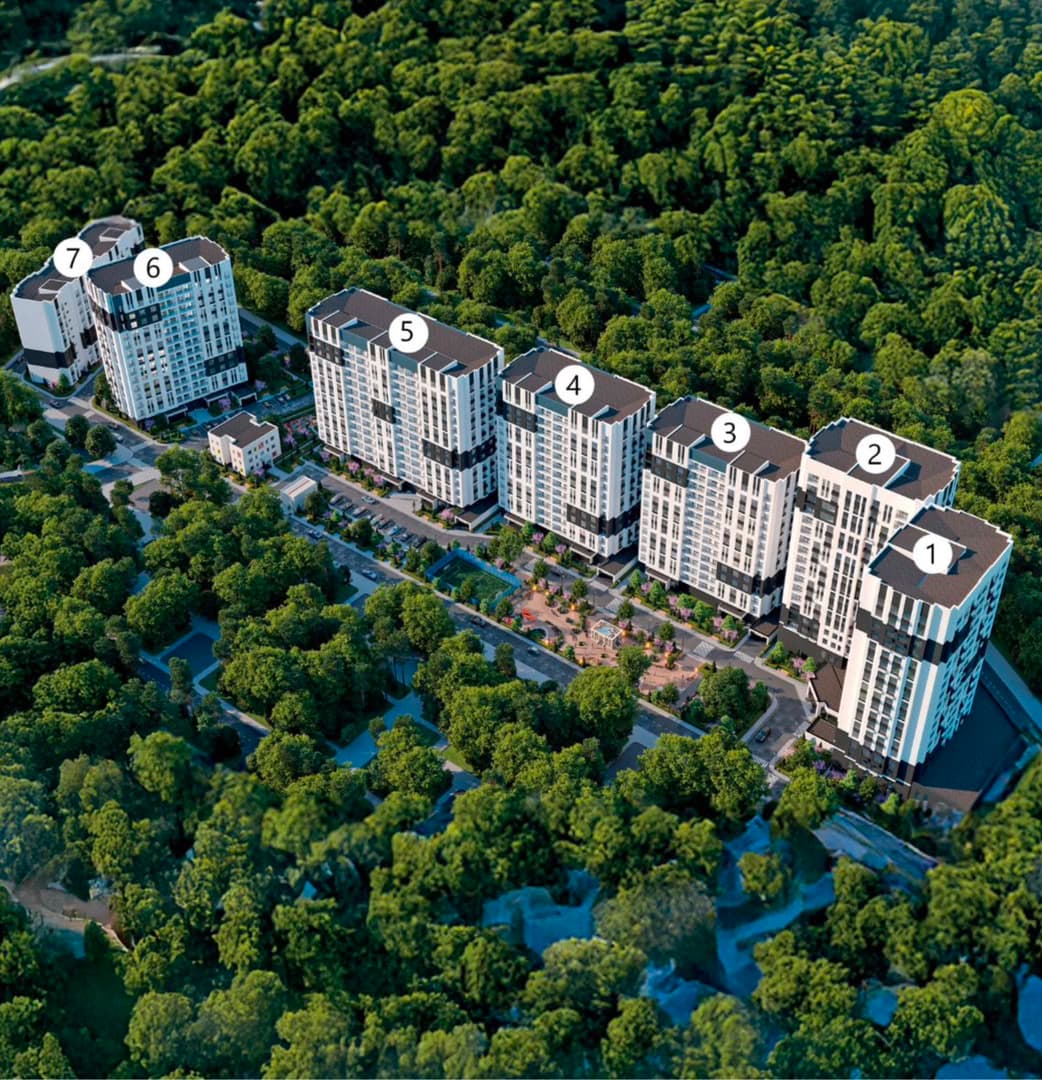 Элитка, 2 ком, 63 м2, этаж 4/14, ж/к Элиф Гарден/Elif Garden, Сост: Строящийся ПСО - фото 5