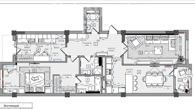 Элитка, 3 ком, 131 м2, этаж 8/10, ж/к Авангард Сити, Сост: Евроремонт - фото 1