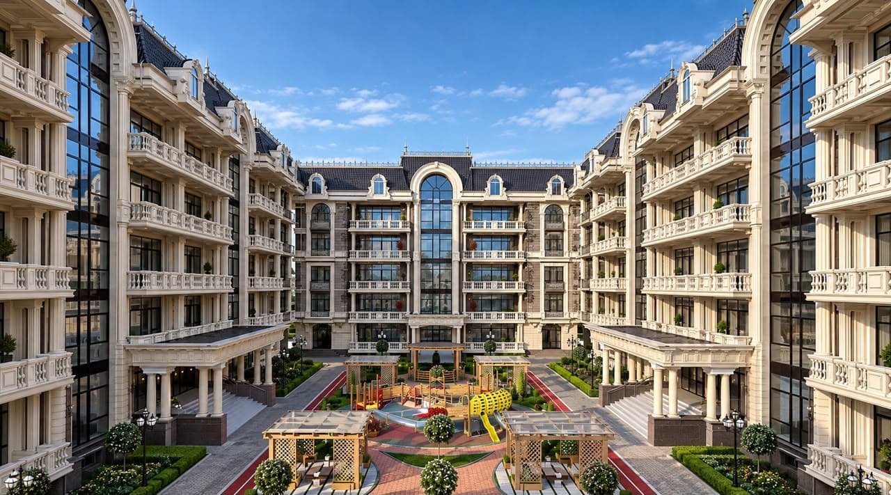 Элитка, 2 ком, 82 м2, этаж 3/5, ж/к Royal Yard, Сост: Сдан ПСО - фото 2