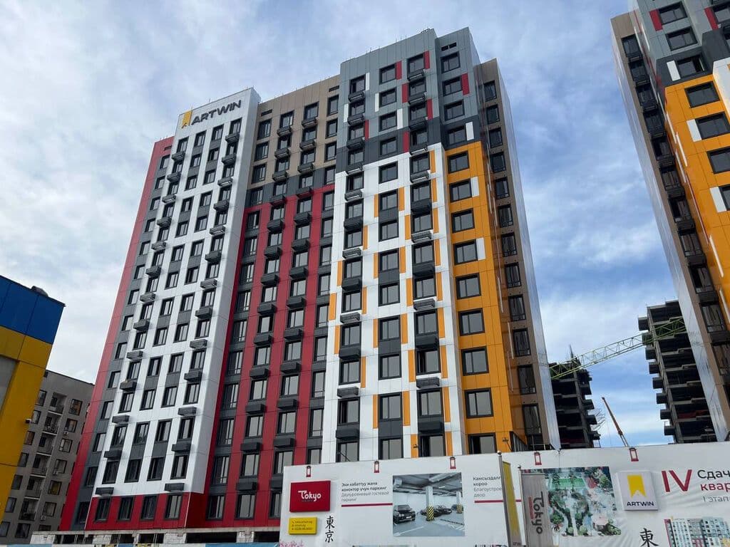 Элитка, 2 ком, 55.4 м2, этаж 10/16, ж/к Tokyo (Токио), Сост: Сдан ПСО - фото 1