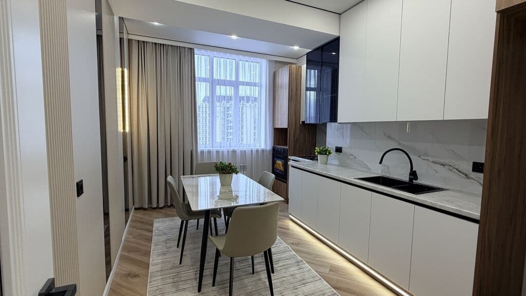 Элитка, 2 ком, 70 м2, этаж 9/12, ж/к ЖК Жаркын, Сост: Евроремонт - фото 11