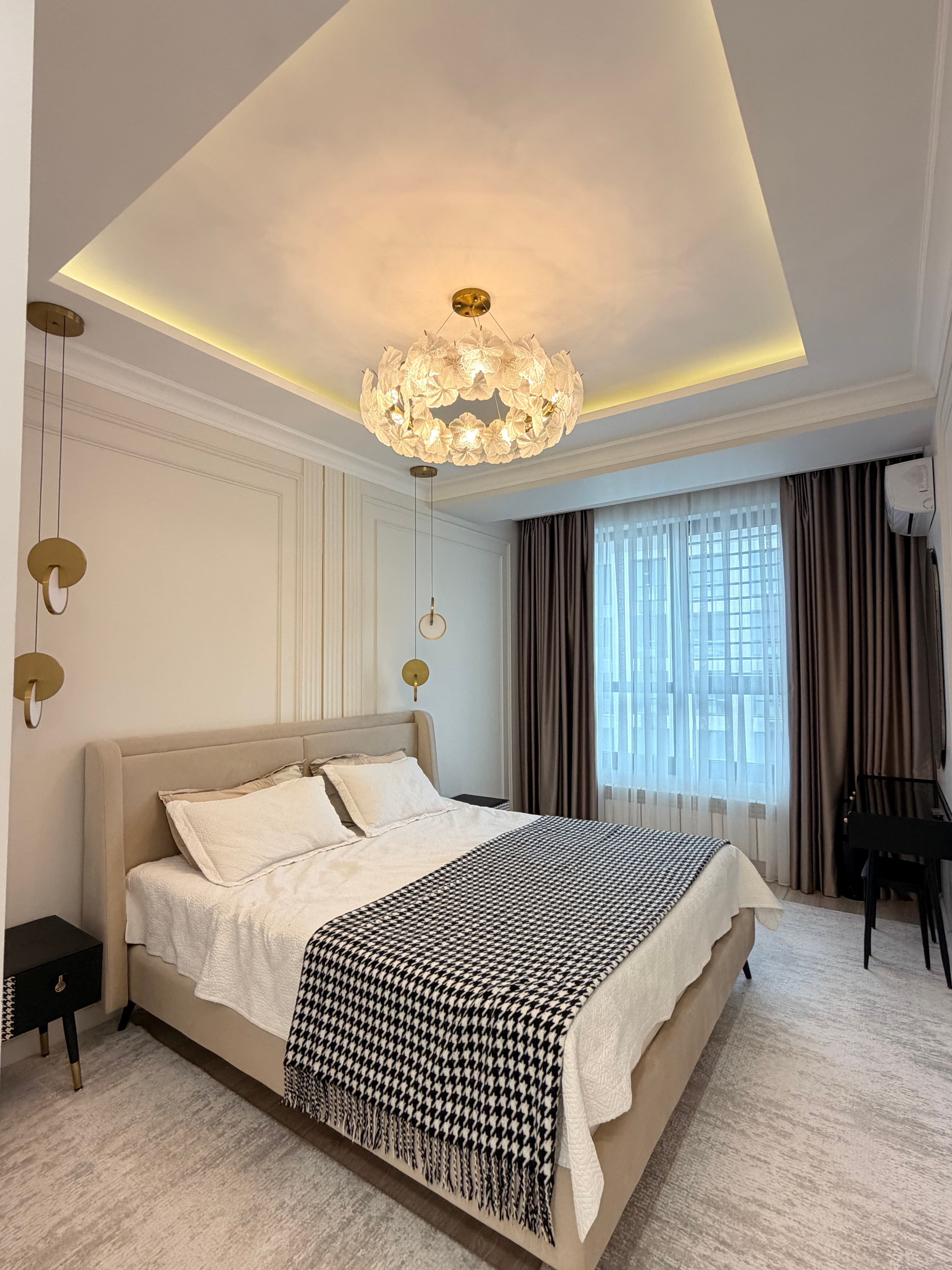Элитка, 3 ком, 108.26 м2, этаж 14/14, ж/к Нурзаман Сити (Nurzaman City), Сост: Евроремонт - фото 1