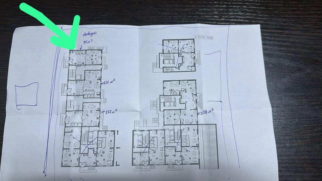 Коммерческая, 95 м2, этаж 1/12, Сост: Сдан ПСО - фото 1