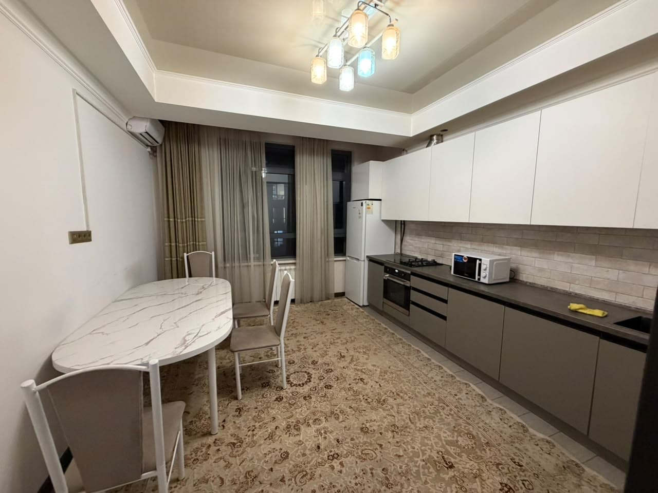 Элитка, 4 ком, 150 м2, этаж 12/12, ж/к Береке Резиденс (Bereke Residence), Сост: Евроремонт - фото 9