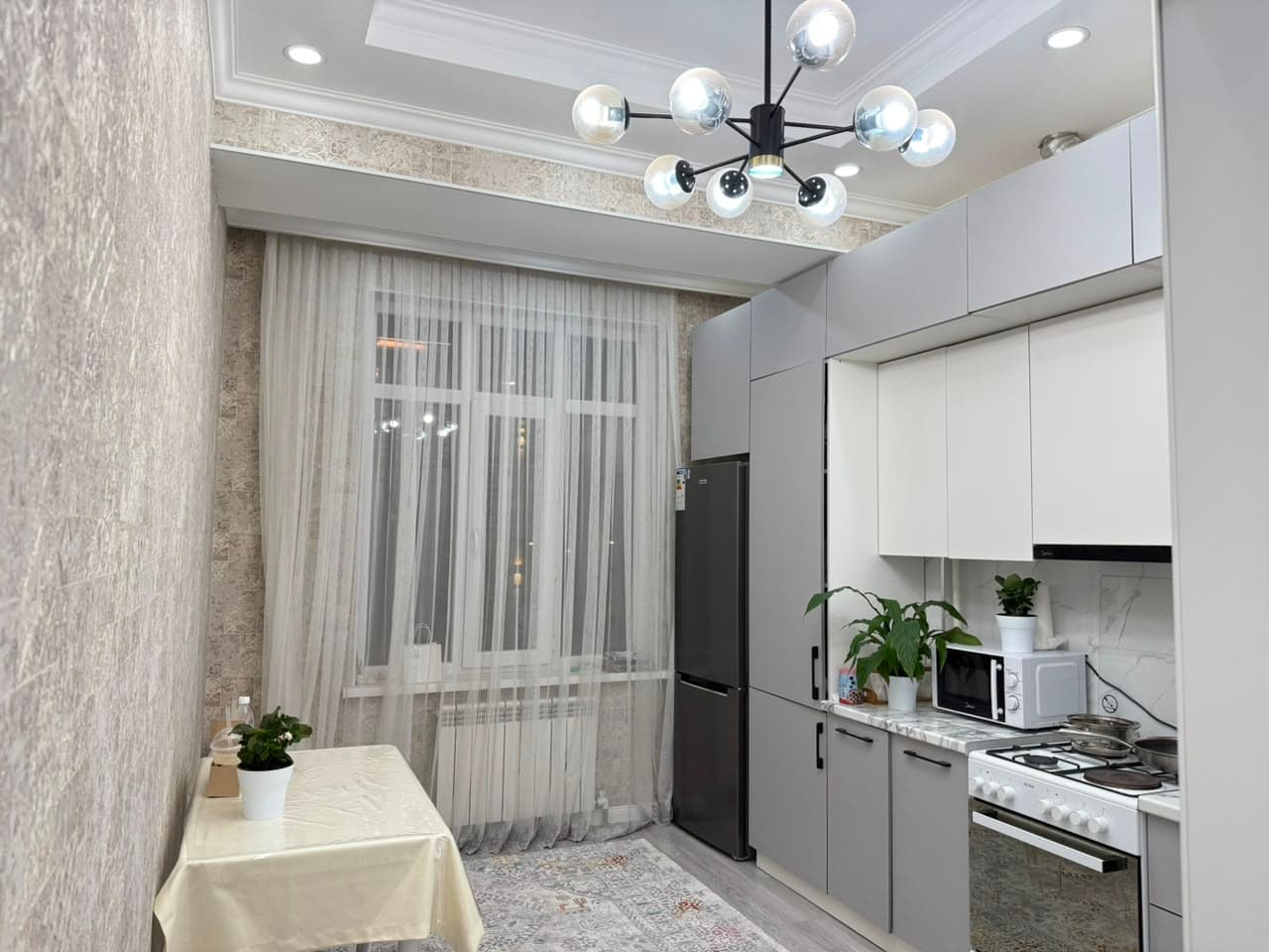 Элитка, 1 ком, 45 м2, этаж 6/9, ж/к Асанбай Ордо (ЖК Флоренция), Сост: Евроремонт - фото 1