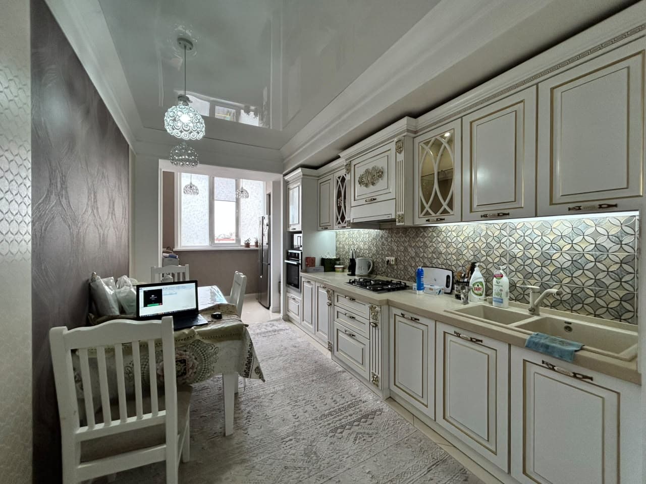 Элитка, 2 ком, 74 м2, этаж 3/10, ж/к Ихлас Резиденс (IHLAS RESIDENSE), Сост: Евроремонт - фото 3