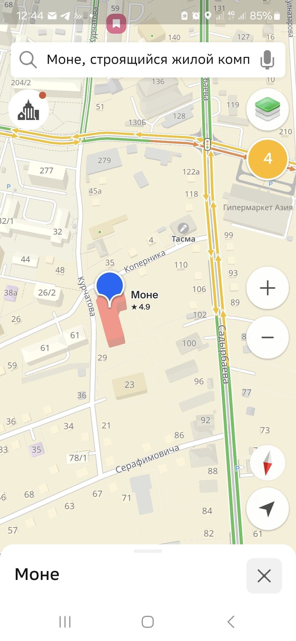 Элитка, 2 ком, 67 м2, этаж 5/13, ж/к ЖД MONE, Сост: Сдан ПСО - фото 3