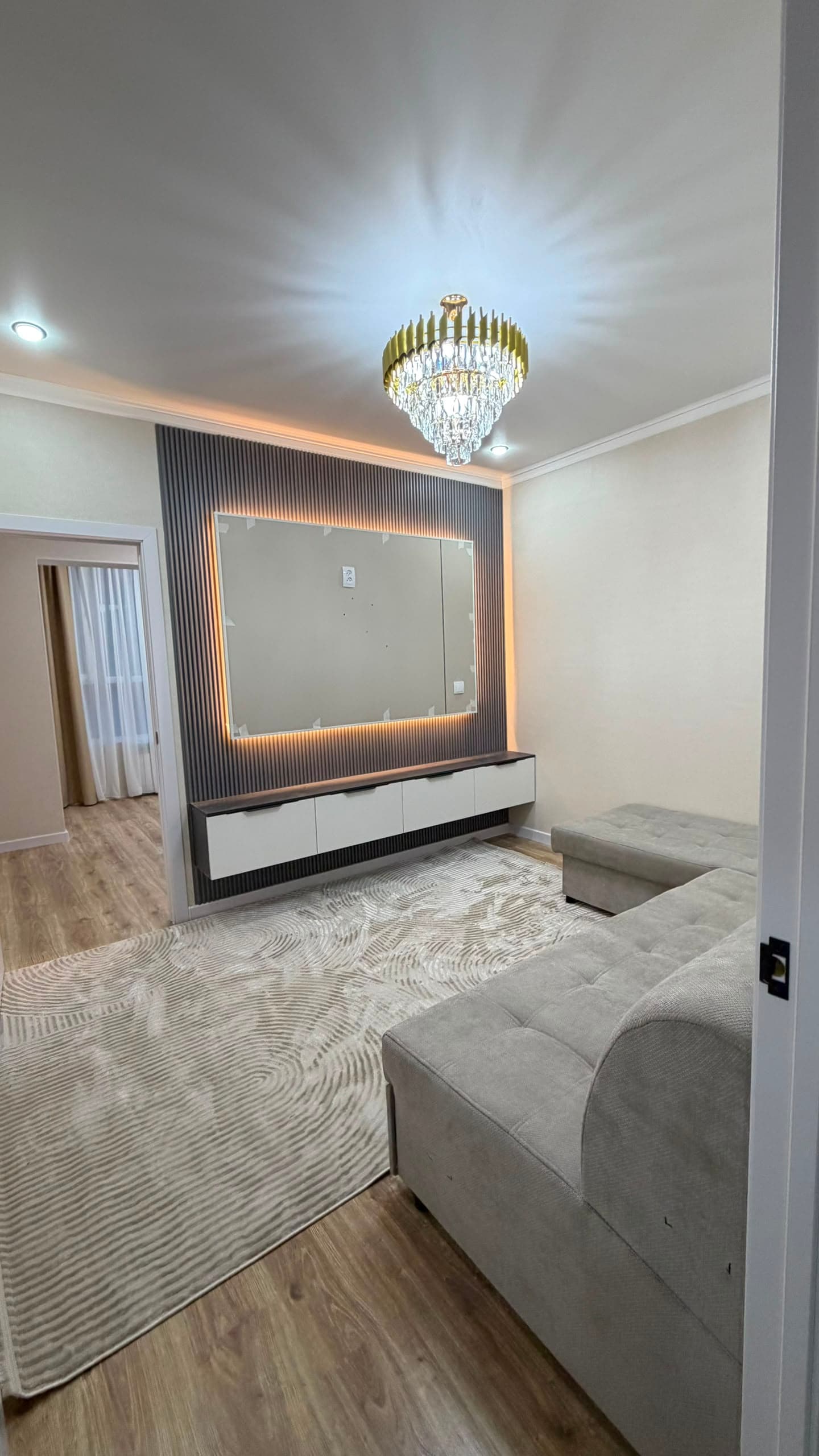 Элитка, 2 ком, 53.3 м2, этаж 9/9, ж/к Aalam City, Сост: Евроремонт - фото 1