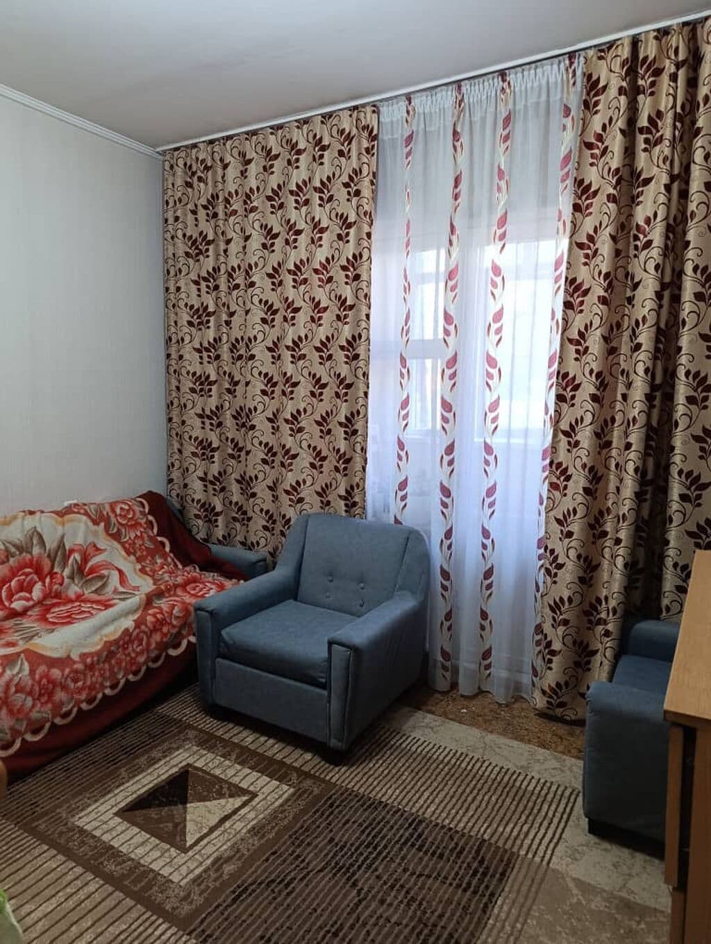 2 ком, 105 серия, 52 м2, этаж 1/5, Сост: Среднее - фото 1