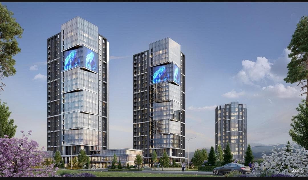 Элитка, 2 ком, 64.5 м2, этаж 9/25, ж/к Gravity (Гравити), Сост: Строящийся ПСО - фото 1