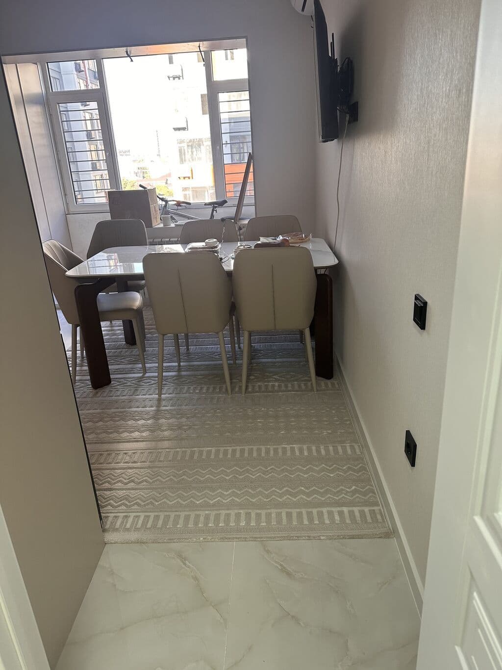 Элитка, 3 ком, 88 м2, этаж 6/9, ж/к JIbek City, Сост: Евроремонт - фото 6