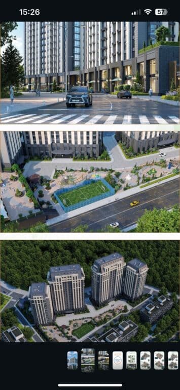 Элитка, 3 ком, 110.6 м2, этаж 7/20, ж/к Imarat Park Residence, Сост: Строящийся ПСО - фото 5