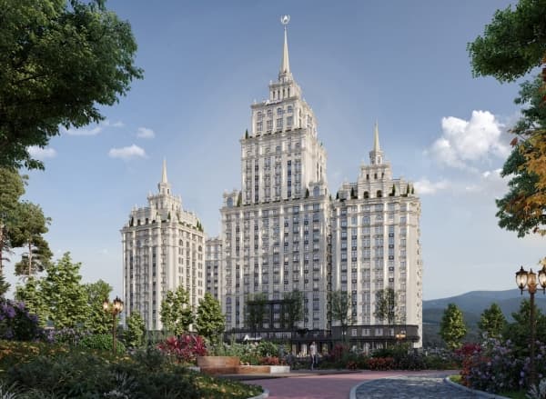 Элитка, 4 ком, 164 м2, этаж 15/16, ж/к Москва Сити (Moskva City Микрорайон Асанбай), Сост: Строящийся ПСО - фото 1