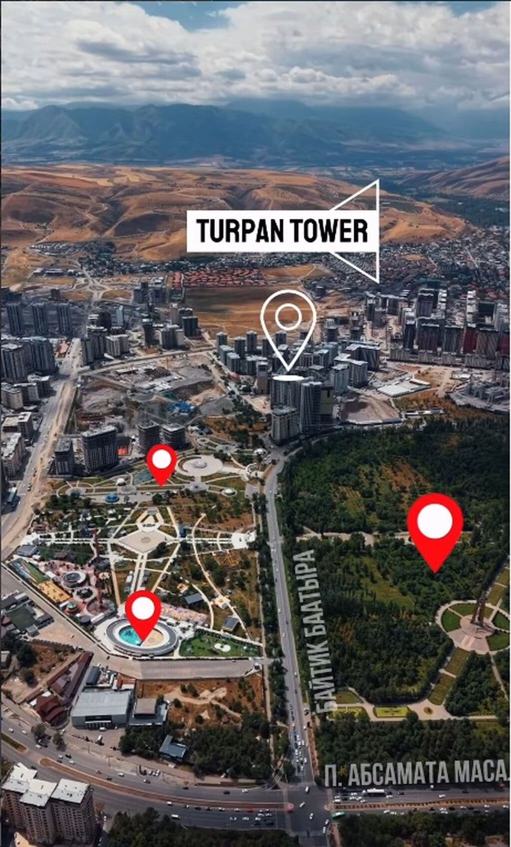 Элитка, 3 ком, 130 м2, этаж 5/18, ж/к Turpan Tower, Сост: Строящийся ПСО - фото 1