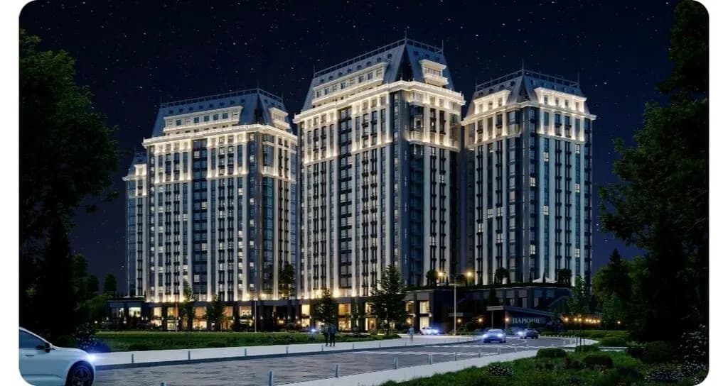 Элитка, 3 ком, 100 м2, этаж 7/20, ж/к Imarat Park Residence, Сост: Сдан ПСО - фото 1