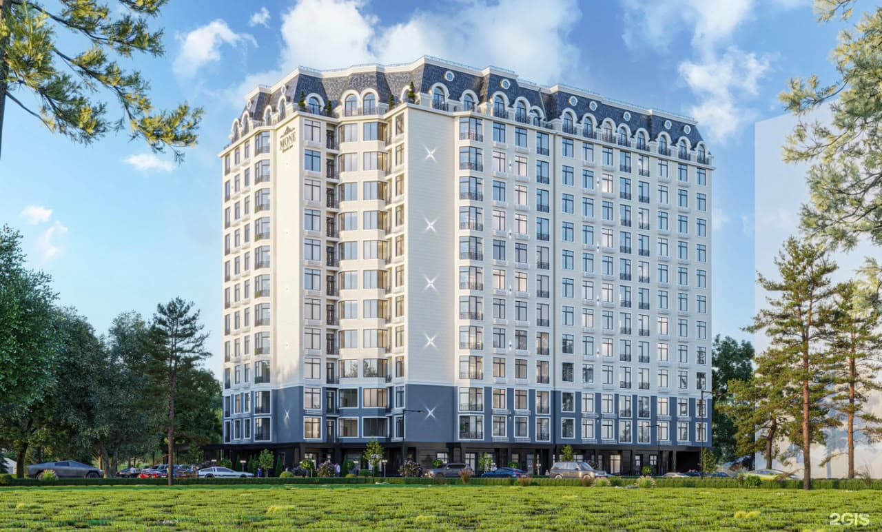 Элитка, 2 ком, 63 м2, этаж 2/13, ж/к ЖД MONE, Сост: Сдан ПСО - фото 1