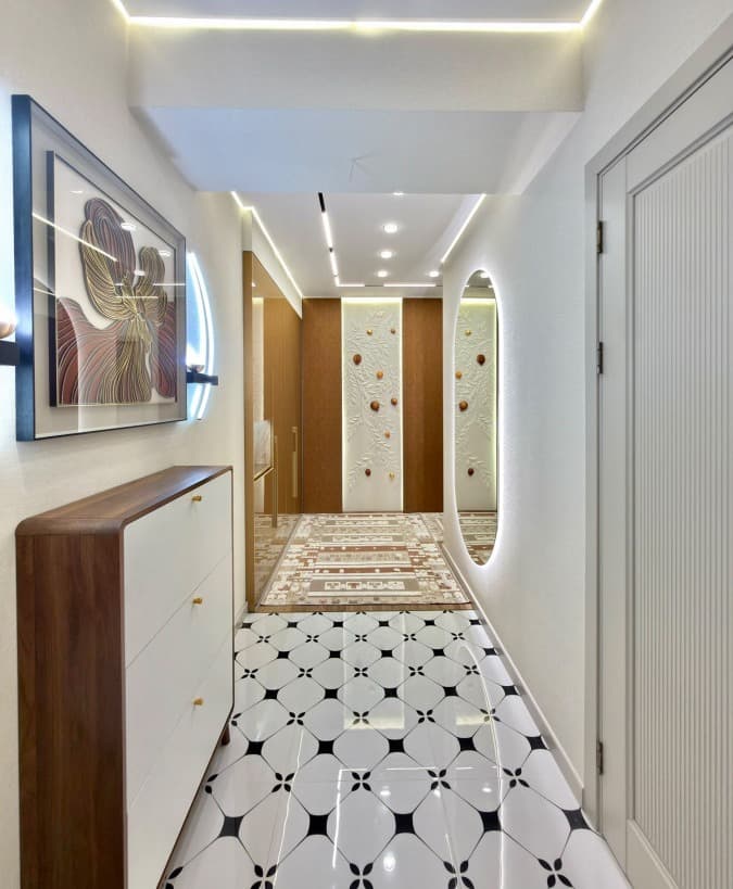 Элитка, 3 ком, 80 м2, этаж 15/17, ж/к BROOKLYN, Сост: Евроремонт - фото 10