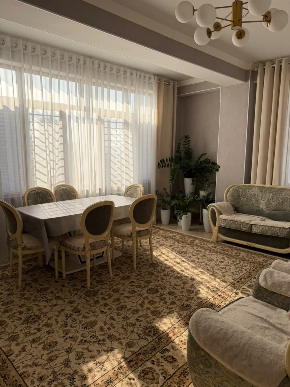 Элитка, 3 ком, 72 м2, этаж 10/12, ж/к Кожомкул + (Kojomkul+), Сост: Евроремонт - фото 1