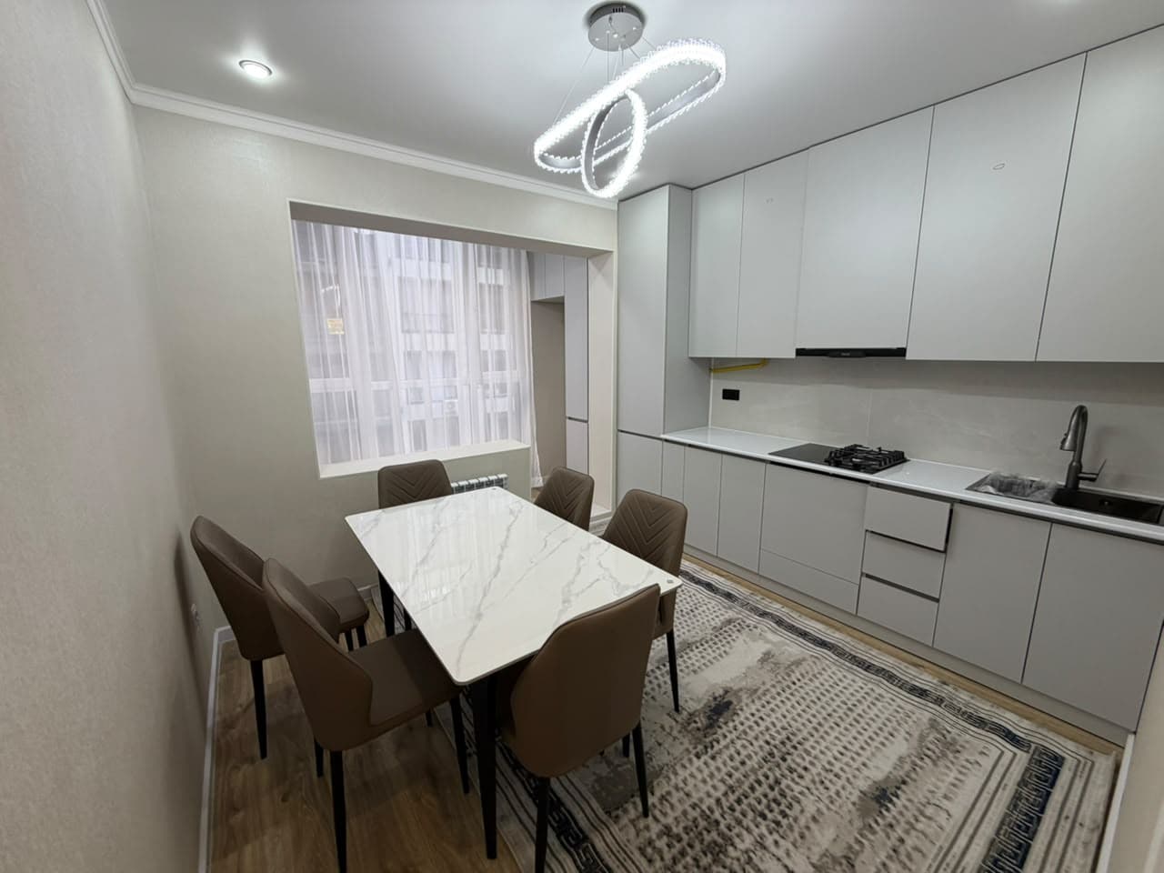 Элитка, 2 ком, 53 м2, этаж 3/9, ж/к Aalam City, Сост: Евроремонт - фото 6