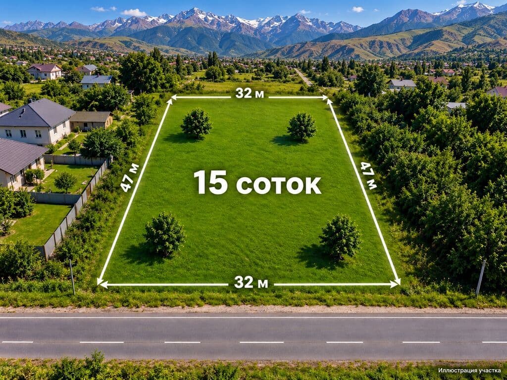 Участок, 15 соток - фото 1