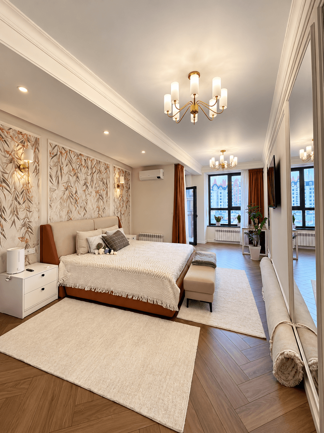 Элитка, 3 ком, 130 м2, этаж 4/14, ж/к Нурзаман Сити (Nurzaman City), Сост: Евроремонт - фото 17